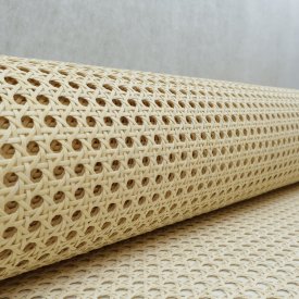 Rørflet (Rattan, Plastik, Sort & Hvid)