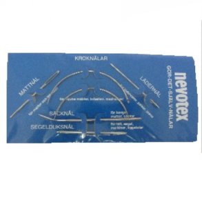 Nlest m. 6 forsk. nle til polstring o.l.