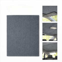 Loftstof til biler - velour med skumbagside