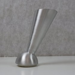 Aluminiumben  stbt, skr model, satinmat (C1522), nr. 6 og 8