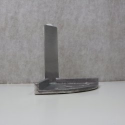 Aluminiumben  hjrnemodel, satinbrstet, nr. 2