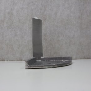 Aluminiumben  hjrnemodel, satinbrstet, nr. 2