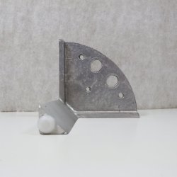 Aluminiumben  hjrnemodel, satinbrstet, nr. 2