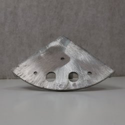 Aluminiumben  hjrnemodel, satinbrstet, nr. 2