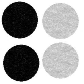 Burrebnd / gribebnd - selvklb. ''dots'' - hel rulle