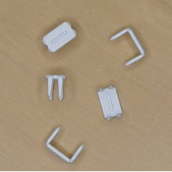 Stoppere til 10 mm lynls, nederst, pose med 5 stk.