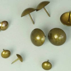 Polstersm Messing / Bronce Renaissance 6-20 mm 100 stk.