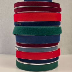 Burrebnd / gribebnd - 20 mm, kulrt - hel rulle m. 25 mtr