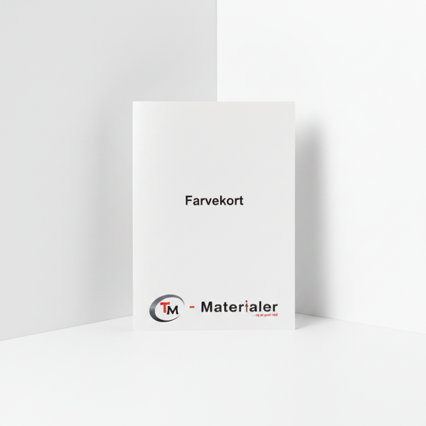Farvekort med 120 standardfarver til l�der og kunstl�der
