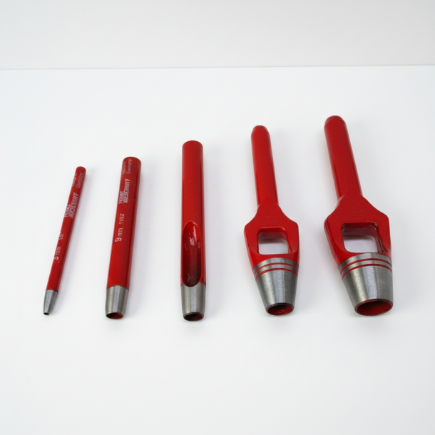 Hugpibe fra st�rrelse �3 til �25 mm