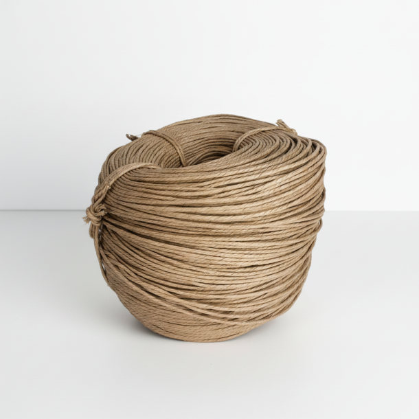 Papirsnor til stoleflet - 3 mm (hel rulle p� 550 m) Sort