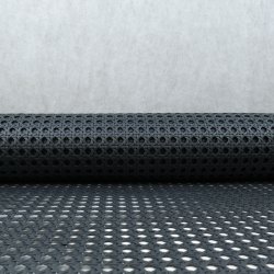 Fransk/Rrflet  Sort Plastik, 45&#8239;cm Bred