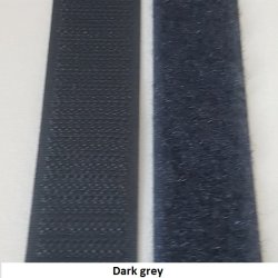 Burrebnd / gribebnd - 20 mm, kulrt - hel rulle m. 25 mtr