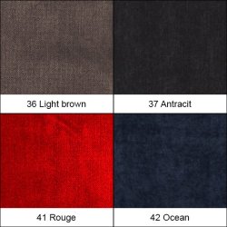 EROS velour mbelstof