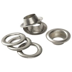 Sejlringe i messing eller forniklet 8-20 mm