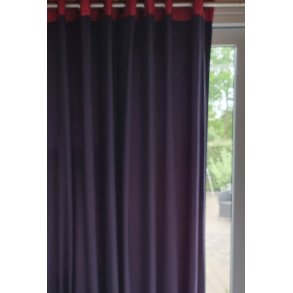 Kantb�nd med sejlringe til stofgardin.