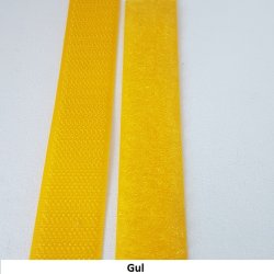 Burrebnd / gribebnd - 20 mm, kulrt - 5 mtr