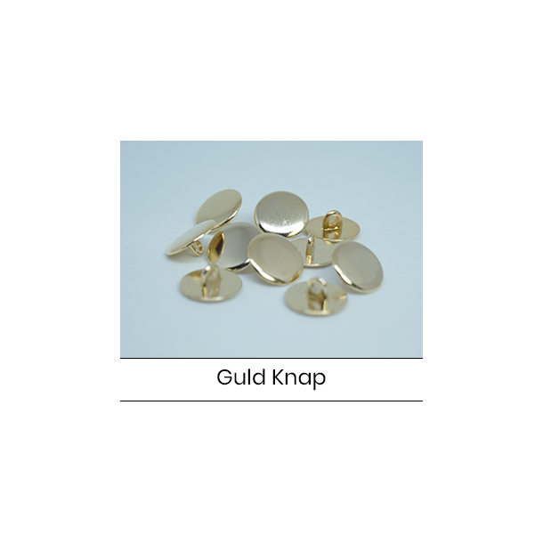 ''Guld'' eller "Sølv" knap 20 mm.