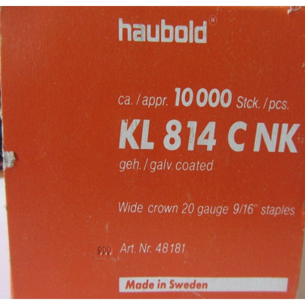 Restparti af Haubold 800 serien - 10.000 stk.