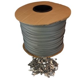 Lynls 300 meter - lysegr - med 200 lse blanke skyder. 4 mm