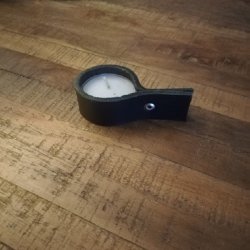 Sorte Lderremme i centimeterml (gr p bagsiden)