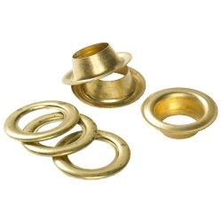 Sejlringe i messing eller forniklet 8-20 mm