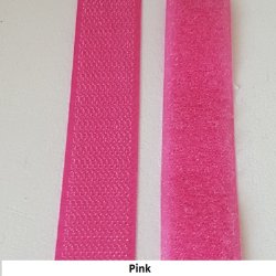 Burrebnd / gribebnd - 20 mm, kulrt - hel rulle m. 25 mtr