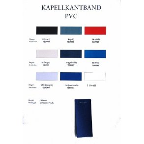 PVC Kantbnd t. bdkaleche 3 cm. 10 mtr.