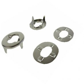 B�d- og autovridere 18 mm - ring med plade (pose med 10 stk.)