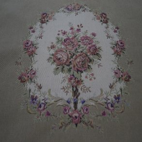 Stof til rokokko stol ryg og sde.