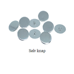 ''Guld'' eller "Slv" knap 20 mm.