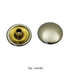 15 mm trykknapper - pose m. 50 stk.