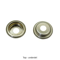 15 mm trykknapper - pose m. 50 stk.