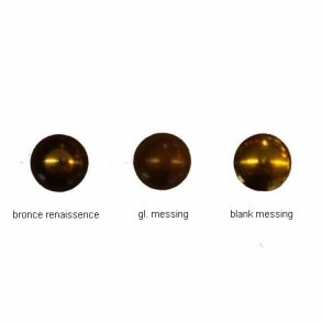 Polsters�m 11 mm. �gte messing - RUSTFRI